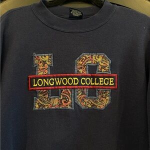Vintage Longwood College Crewneck XL